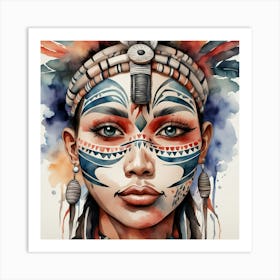 Indian Woman Art Print