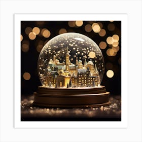 Snow Globe 1 Art Print