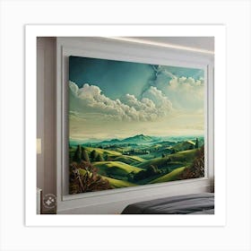 Landscape Painting 2 Art Print