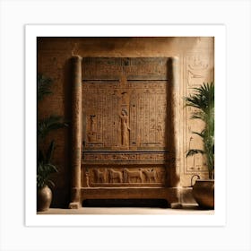 Egyptian Temple Art Print