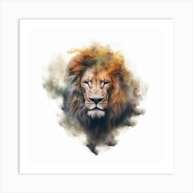 Lion Head Art Print