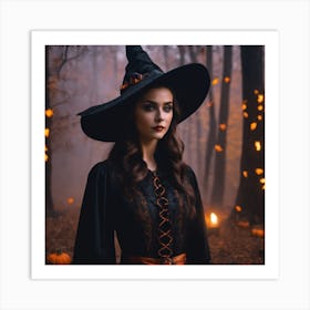 Witch In The Woods 2 Art Print