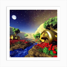 House In The Forest Art Print