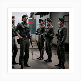 Army Soldiers Art Print