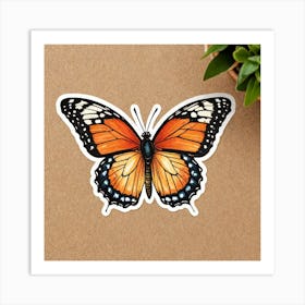 Monarch Butterfly Art Print