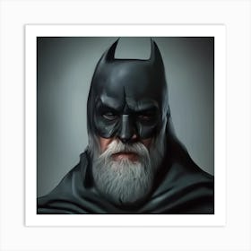 8k, Hyper Realism, Hyper Realistic, Gandalf As Batman Art Print