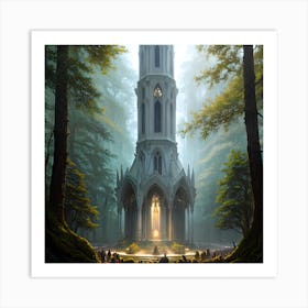 Elvish Shrine Art Print