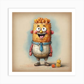 Potato Character Art Print