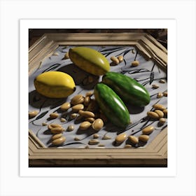 Fruit And Nuts Art Print