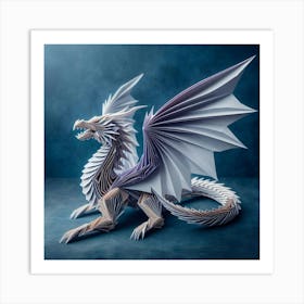 Origami Dragon Art Print