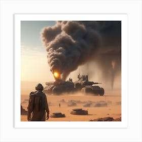 Sandstorm 4 Art Print