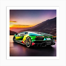 Lamborghini Art Print