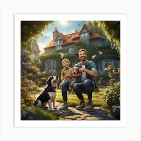 Happy Father Art Print