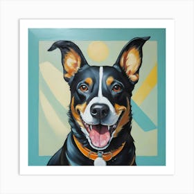 Dog Portrait Art Print