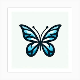 Butterfly Logo 3 Art Print