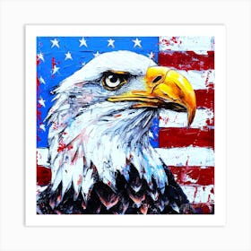 Americana 2000 - USA Bald Eagle Art Print