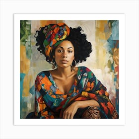 African Woman 60 Art Print