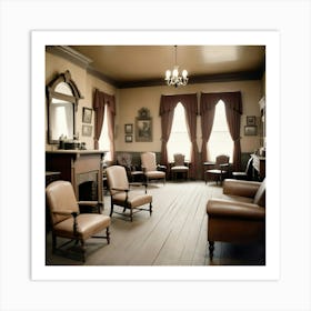 Victorian Living Room Art Print