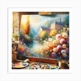 Landscape Painting Art Print