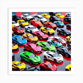 Toy Car Collection Art Print