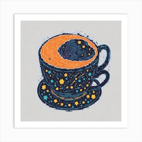 WORLD IN A CUP 4 Art Print