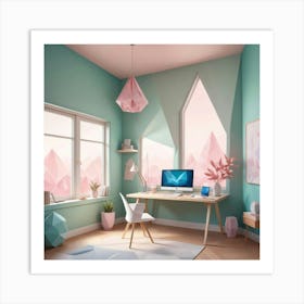 Home Office 26 Art Print