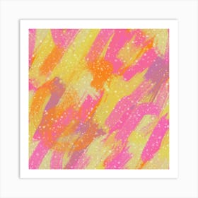 Abstract Tropical vibes 2 Art Print