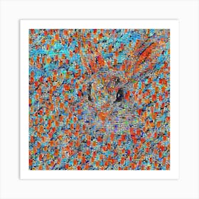 Rabbit In A Mosaic Art Print