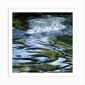 Water Splashing Art Print