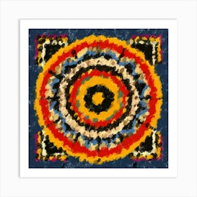 Infinite Burst Mandala Art Print