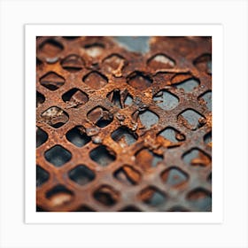 Rusty Metal Art Print