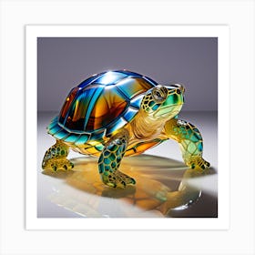 Glass Turtle Art Print