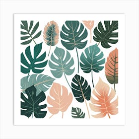 Tropical Leaves 19 Art Print