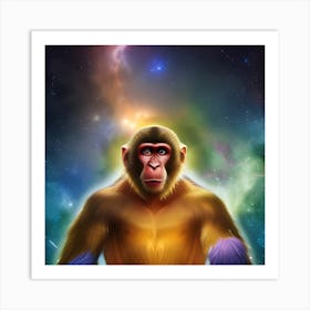 The Monkey (Two) Art Print