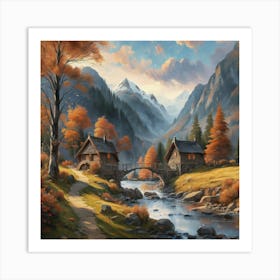 Autumn In The Mountains 1 Art Print