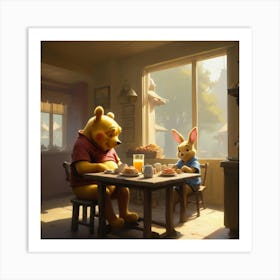 Winnie The Pooh 5 Art Print