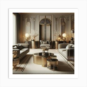 Deco Living Room 10 Art Print