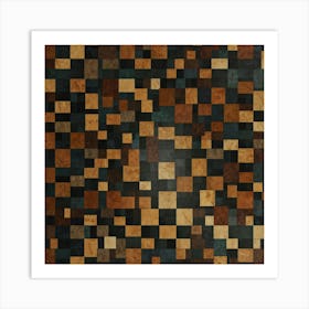 Mosaic Tile Background Art Print