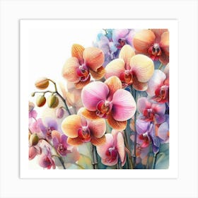 Orchids 12 Art Print