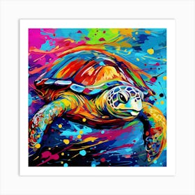 Turtle Painting 14 Art Print