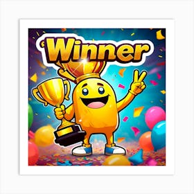 Winner 1 Art Print