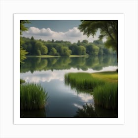 Landscape Painting 233 Art Print