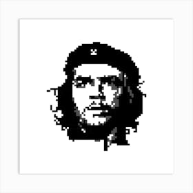 Che Guevara Pixel Art Print
