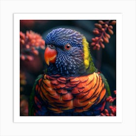 Colorful Lorikeet Art Print