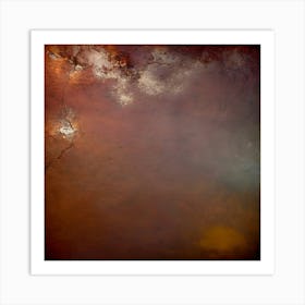 Abstract Rusty Sky Art Print