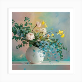 Flowers In A Vase 33 Art Print