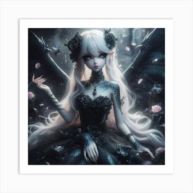 Gothic Fairy 6 Art Print