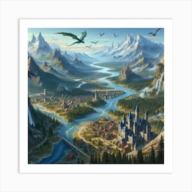 Fantasy Painting Art Print