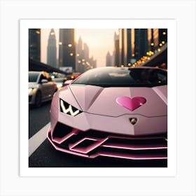 Lovebirghini Art Print