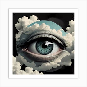 Cloud Vision: I Put An Eye On You Series Art Print